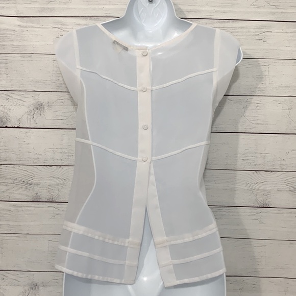 EUC American Rag Islet Sheer Top - Picture 6 of 8